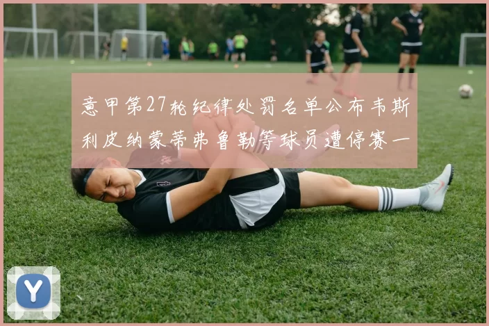 意甲第27轮纪律处罚名单公布韦斯利皮纳蒙蒂弗鲁勒等球员遭停赛一轮